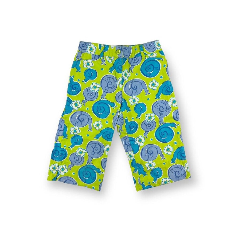 {VINTAGE} Lilly Pulitzer Escargot Snail Print Capris